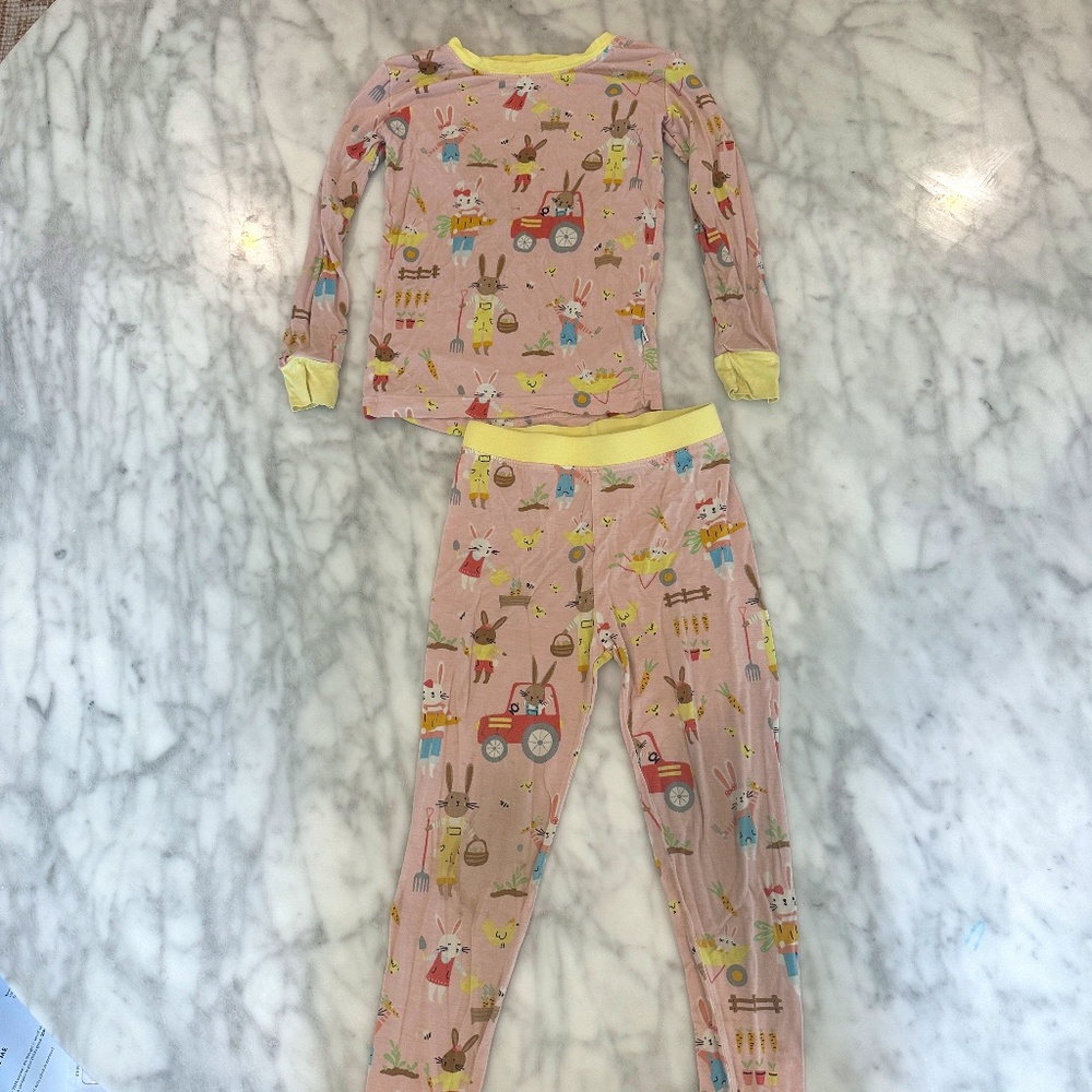 Little Sleepies "Hop to It" Pajama Set 3T